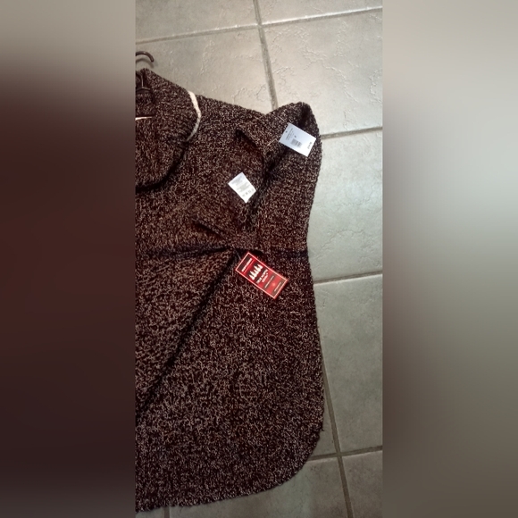 NWT True North Denim Sweater/Cape O/S - Picture 6 of 9